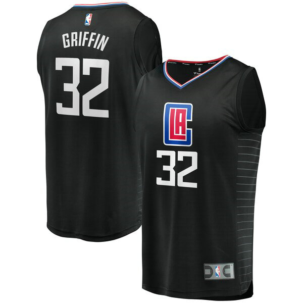 Maillot Los Angeles Clippers Homme Blake Griffin 32 Statement Edition Noir